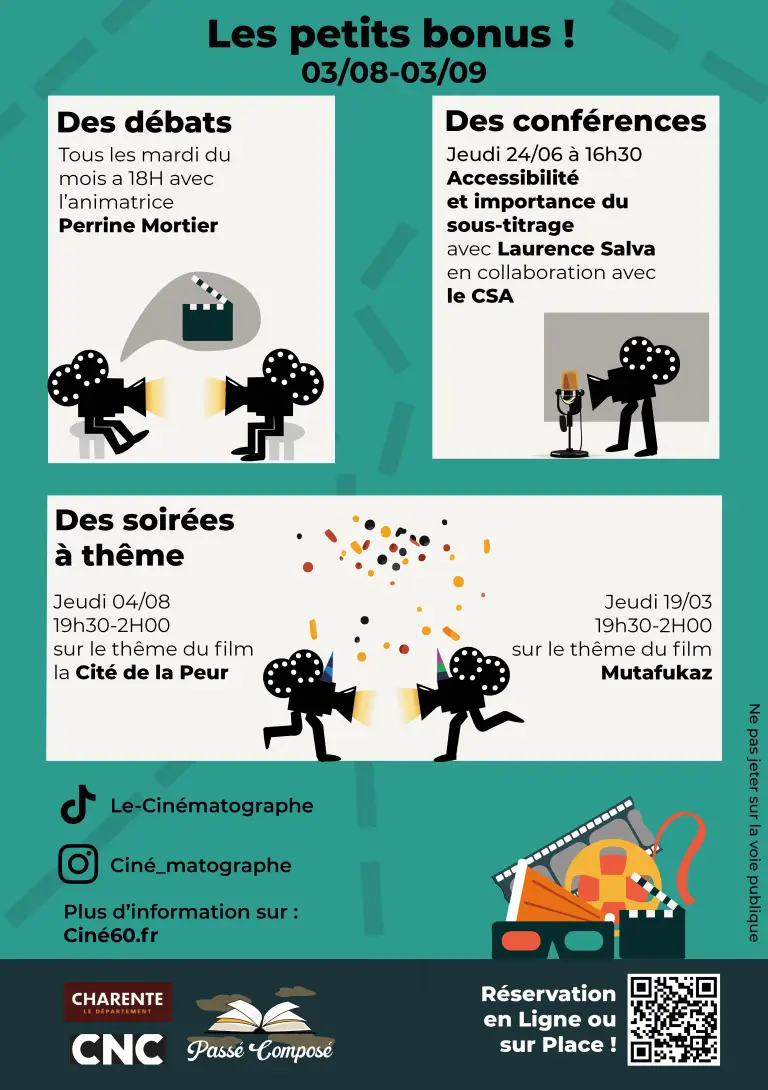 Flyers sur la présentation des activités