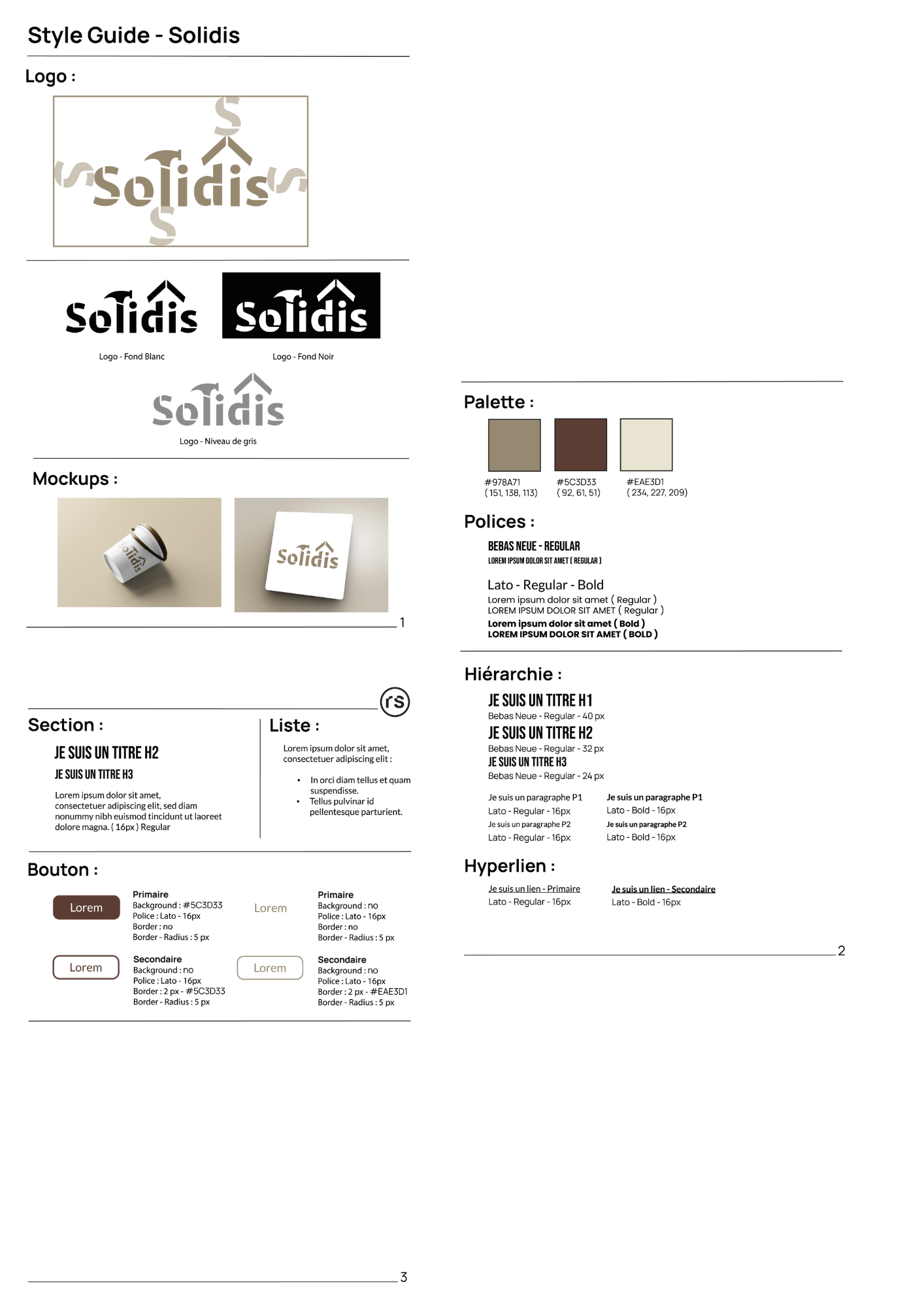 Style guide Solidis