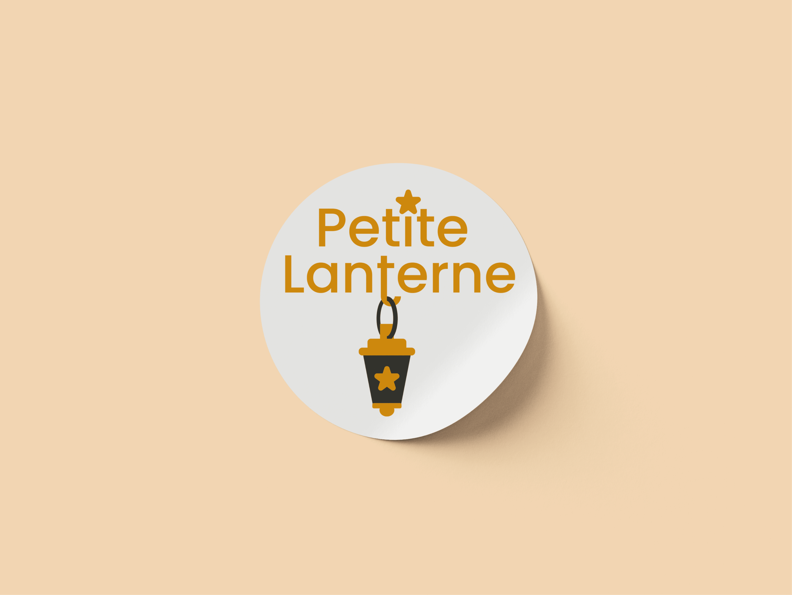 Mockup autocolant Lanterne logo