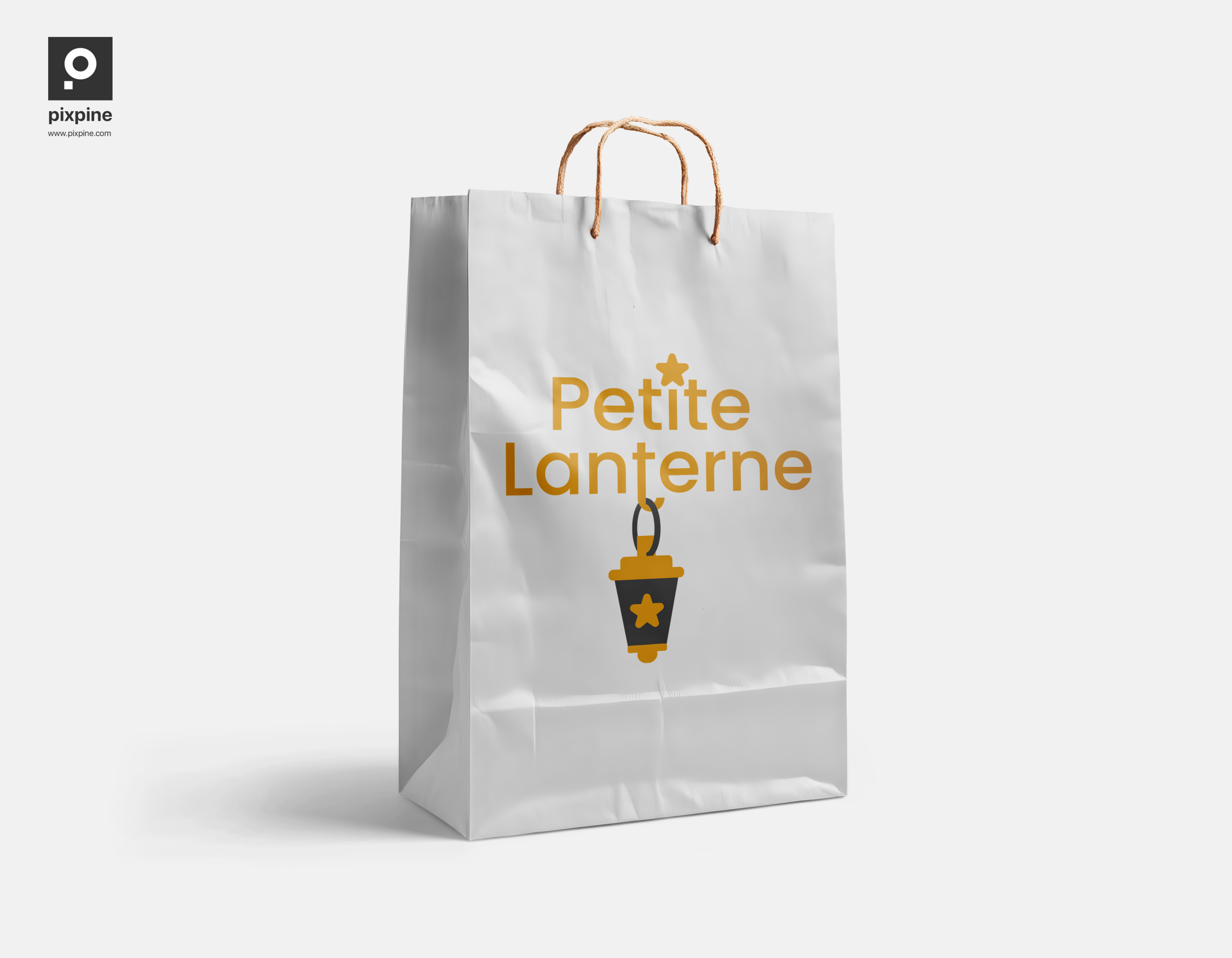 Sac mockup logo petite lanterne
