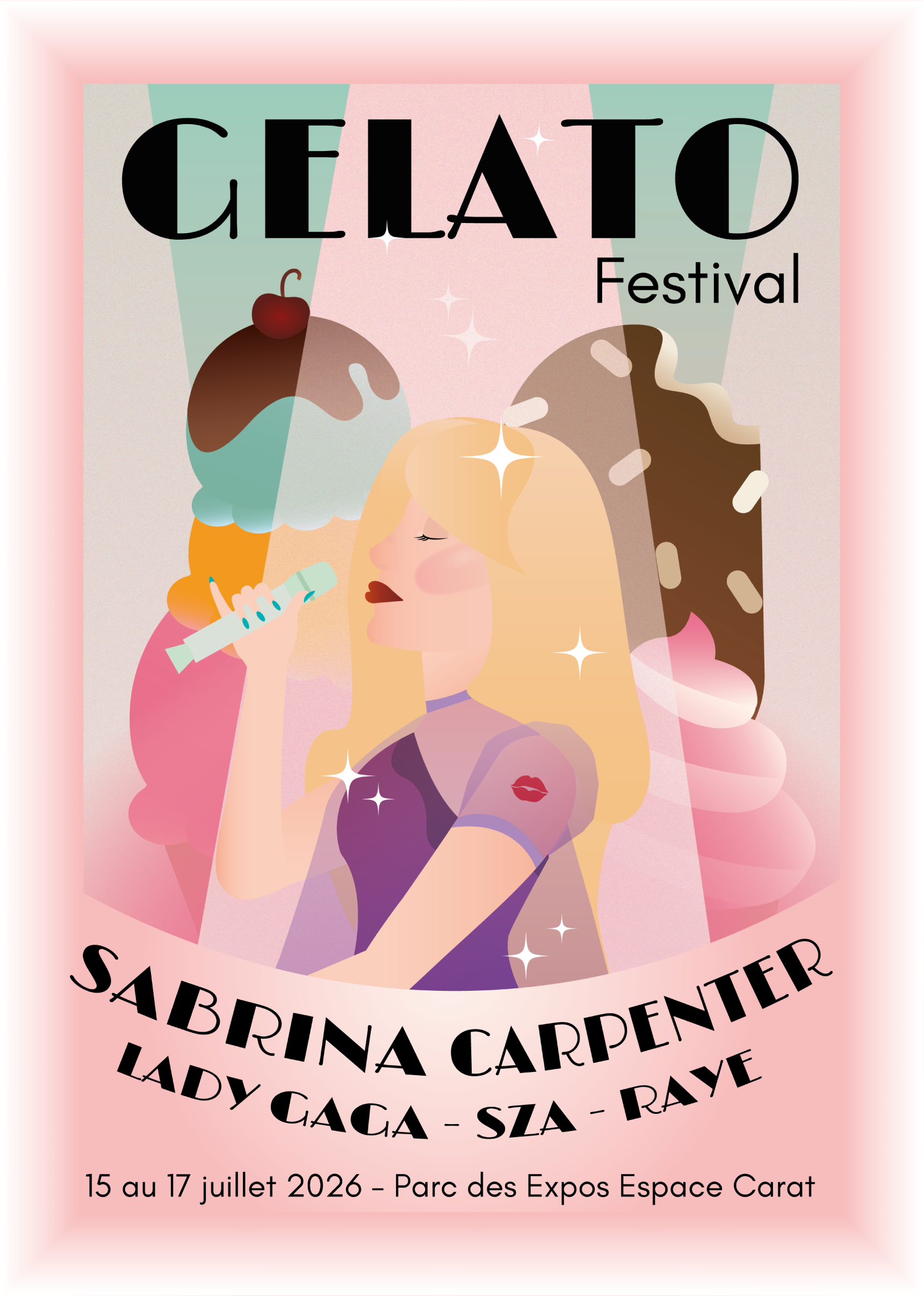 Affiche Gelato